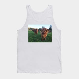 Scottish Highland Cattle Calves 1826 Tank Top